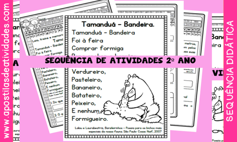 Sequência de atividades de leitura e interpretação 2º ano