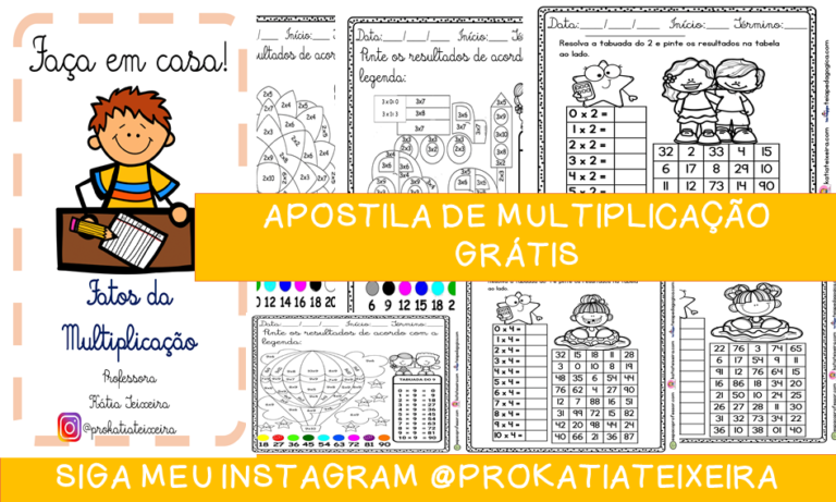 Apostila de multiplicação grátis