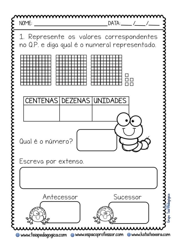 QUIZ DE MATEMÁTICA - 2º ANO - 3º ANO (EF) - SISTEMA DE NUMERAÇÃO