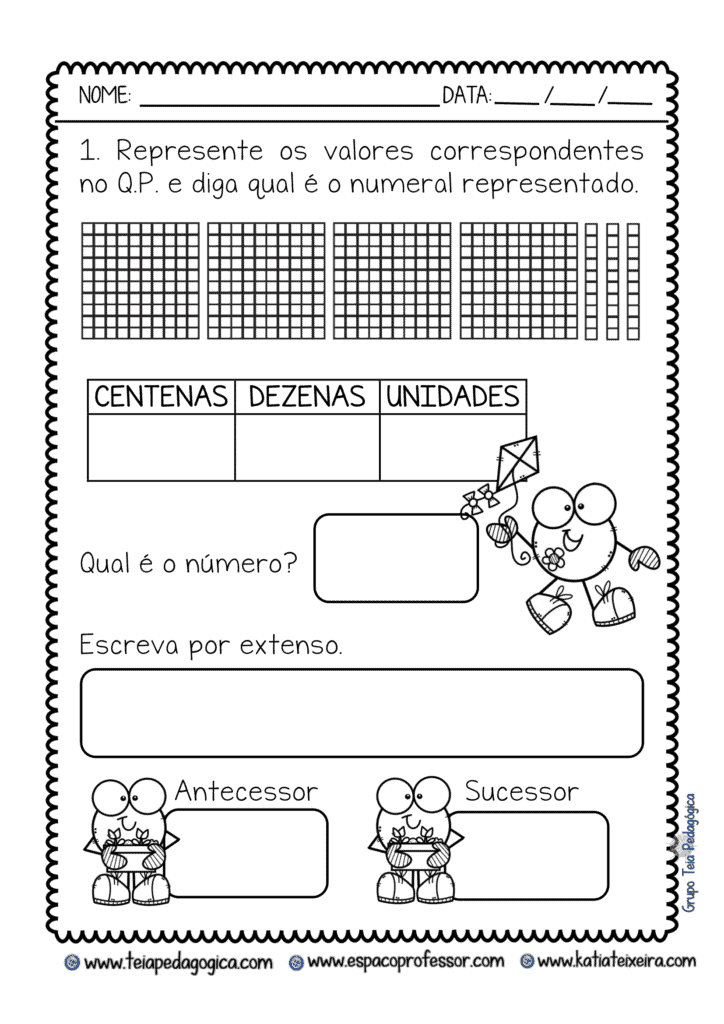 QUIZ DE MATEMÁTICA - 2º ANO - 3º ANO (EF) - SISTEMA DE NUMERAÇÃO