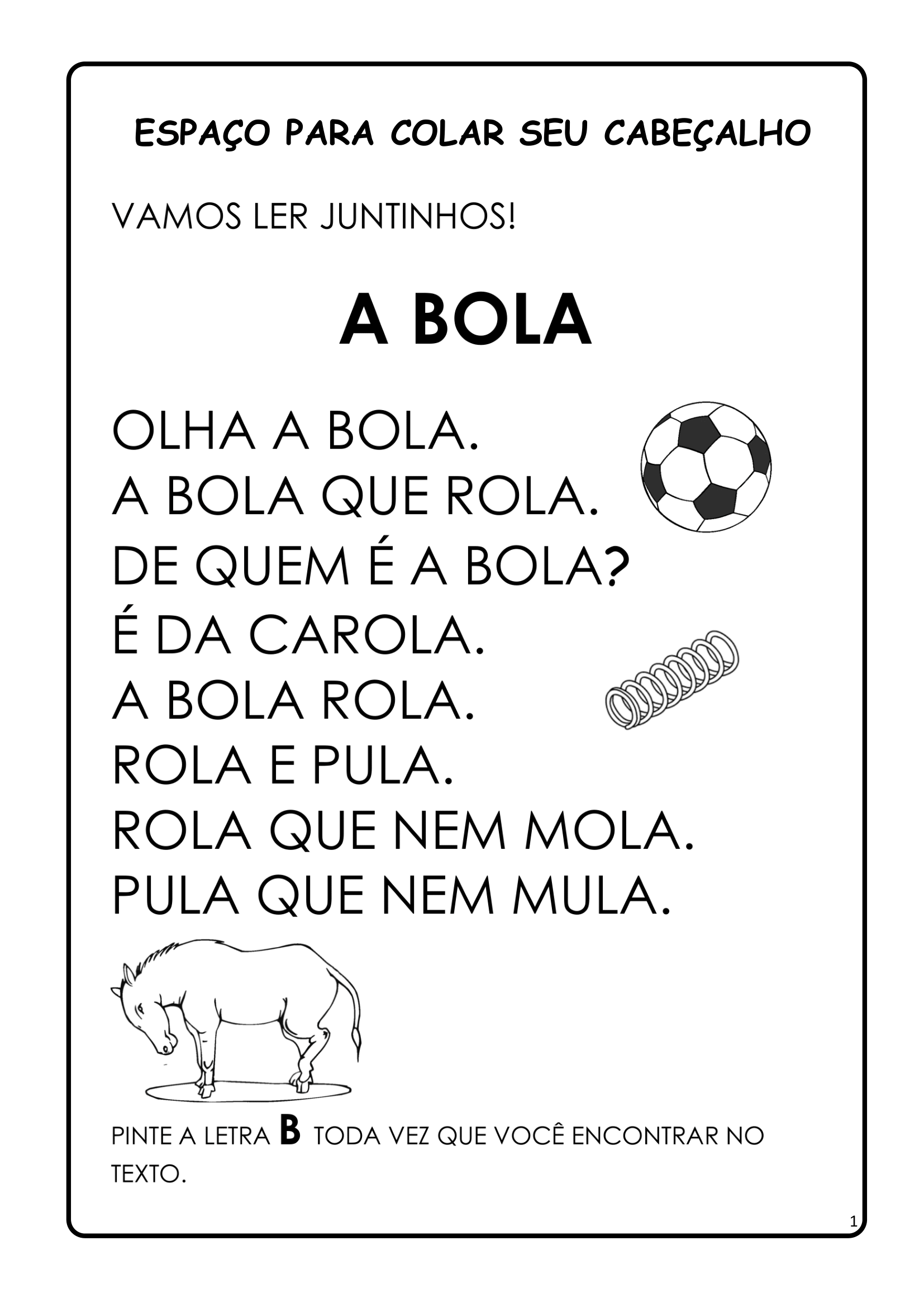 14 Atividades De Alfabetização Letra B Para Baixar Em Pdf