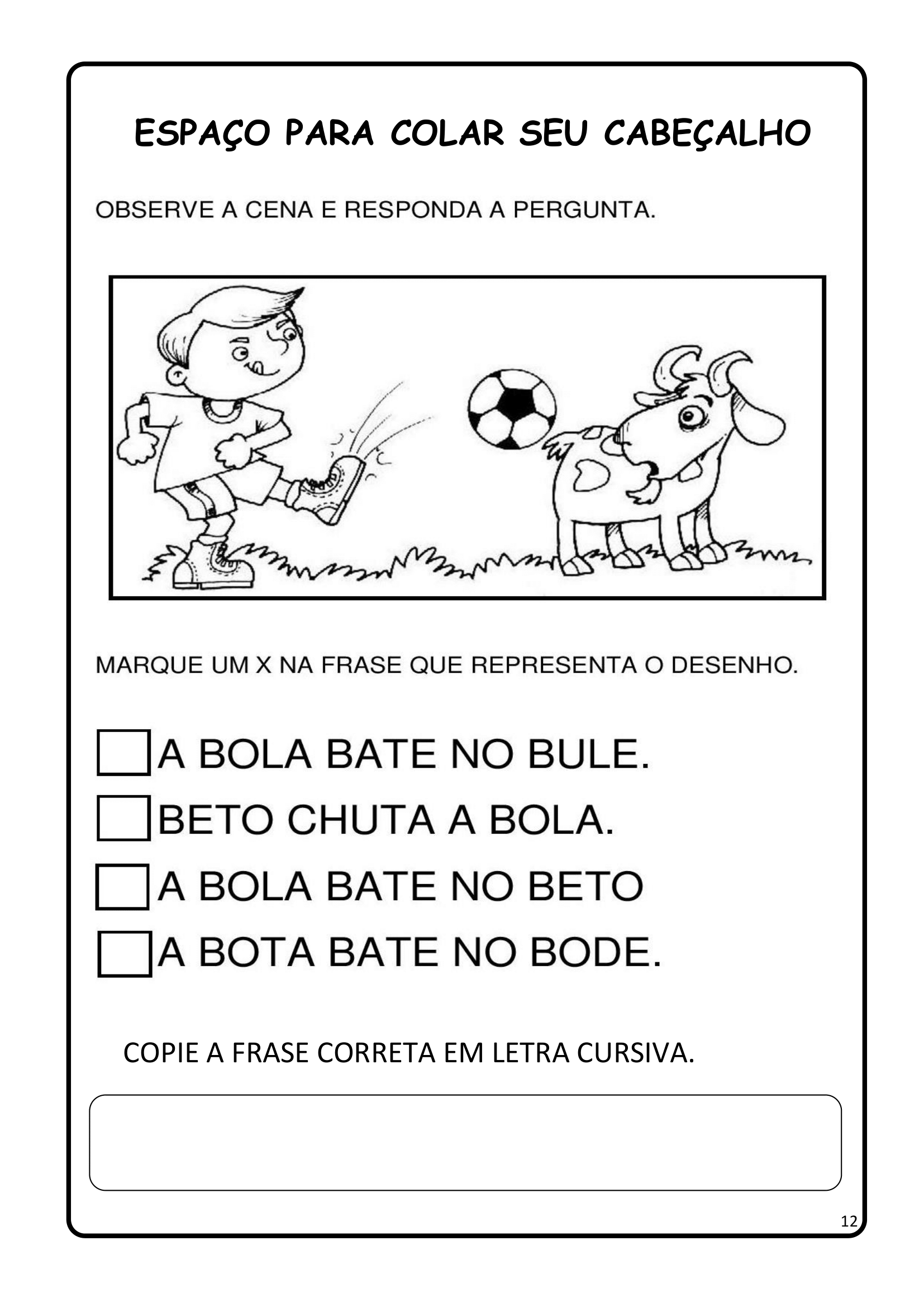 14 Atividades De Alfabetização Letra B Para Baixar Em Pdf 57D