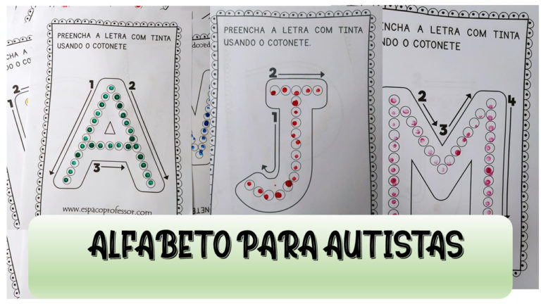 Alfabeto para autistas em pdf