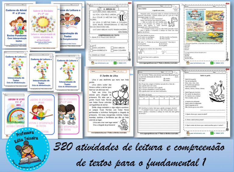 320 atividades leitura e compreensão de textos para o fundamental 1