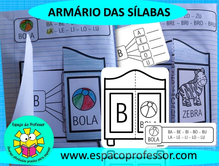 Atividade lúdica para ensinar as sílabas simples