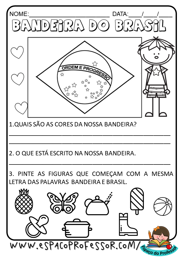 Atividades Dia Da Bandeira Educação Infantil Para Baixar