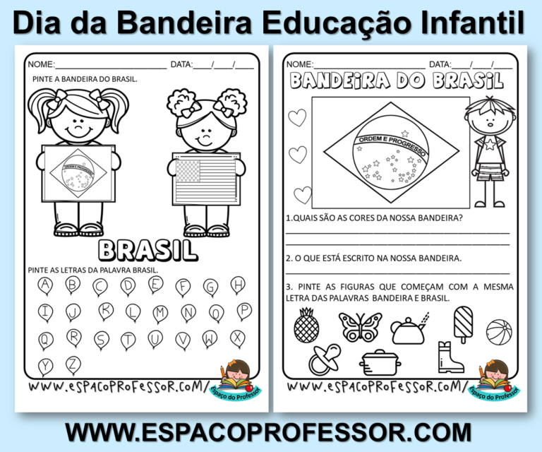 Atividades dia da bandeira educação infantil para baixar