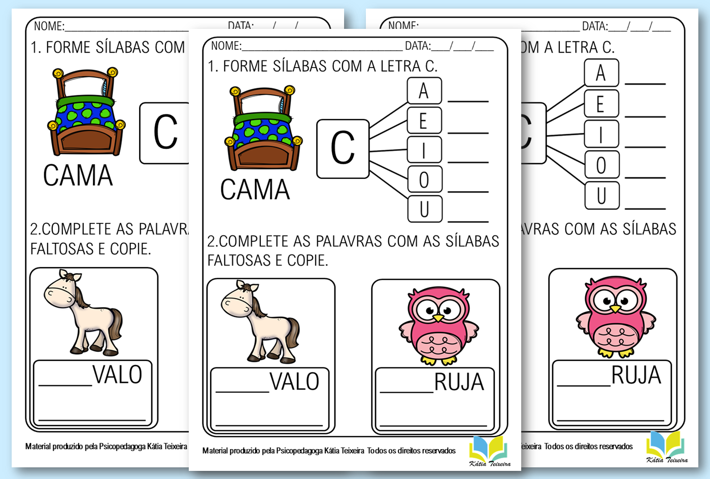 Educação Especial e Inclusiva: Jogos e atividades de Alfabetização para  imprimir