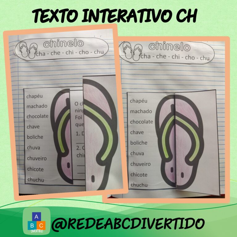 Texto interativo para baixar com interpretação CH