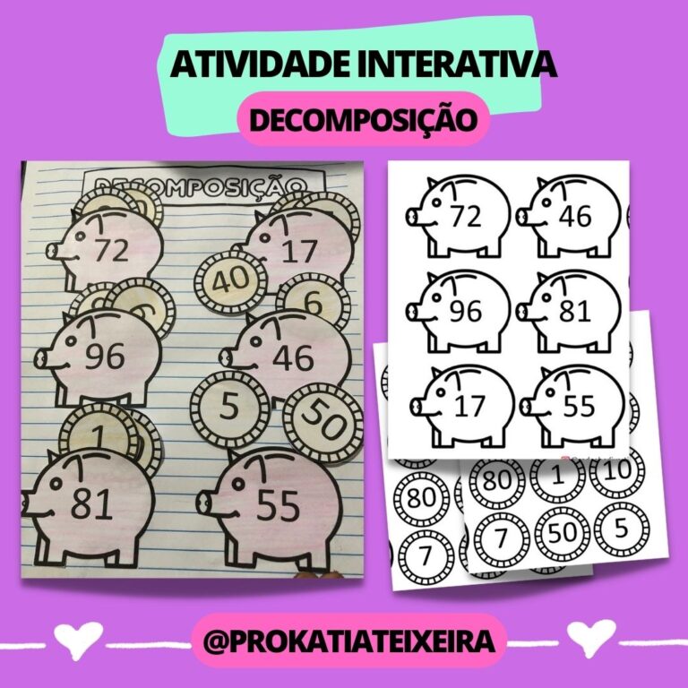 Atividade de matemática decomposição de números