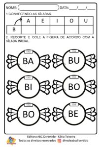 Atividades Com A Letra B Alfabetização Sílabas Simplessexiezpix Web Porn