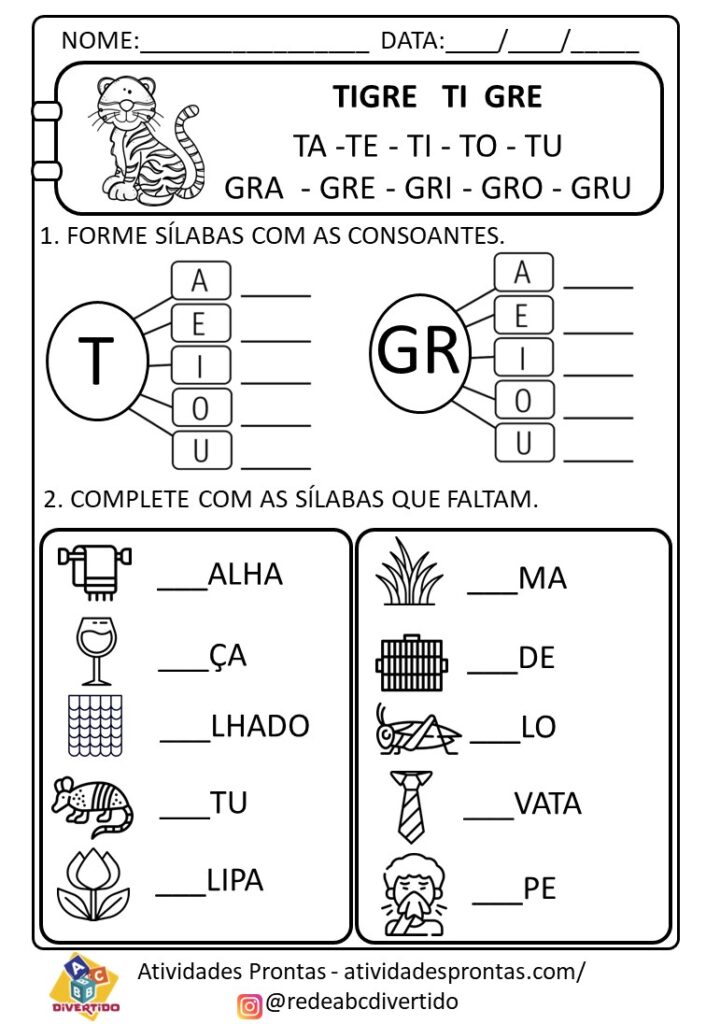 Atividades Trava L Ngua Tr S Pratos De Trigo