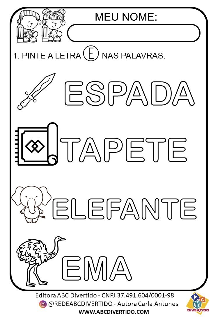 Atividades de matemática números de 20 a 30