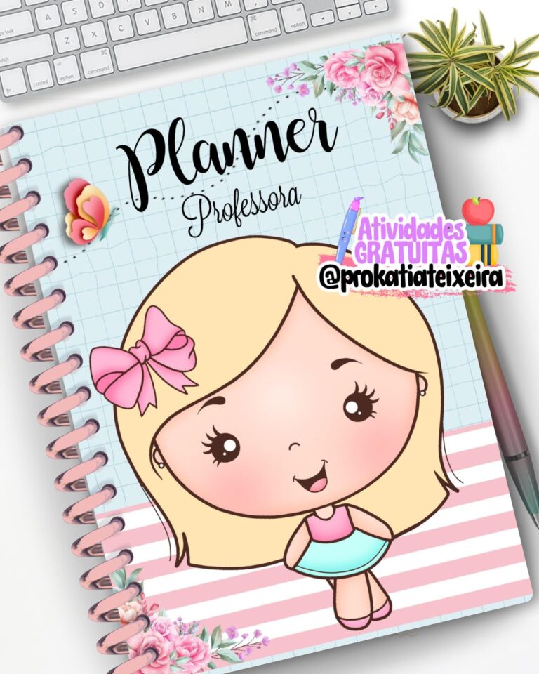 Planner professora em PDF para imprimir 2025