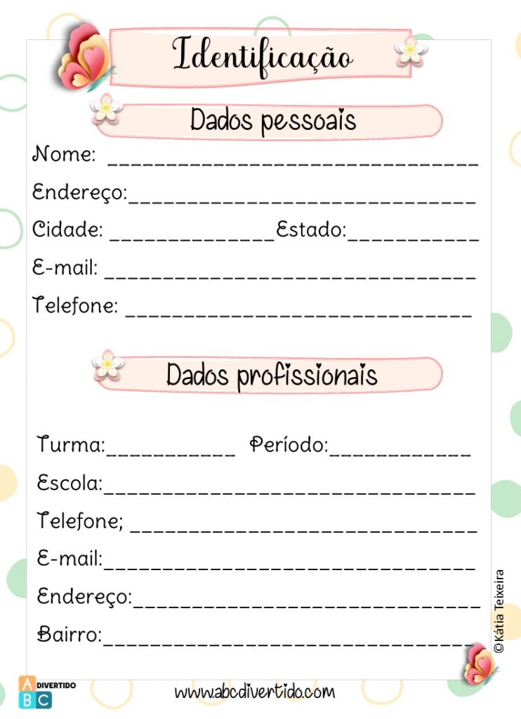 Planner Professor Gratuito Mascotinha Lacinho Azul