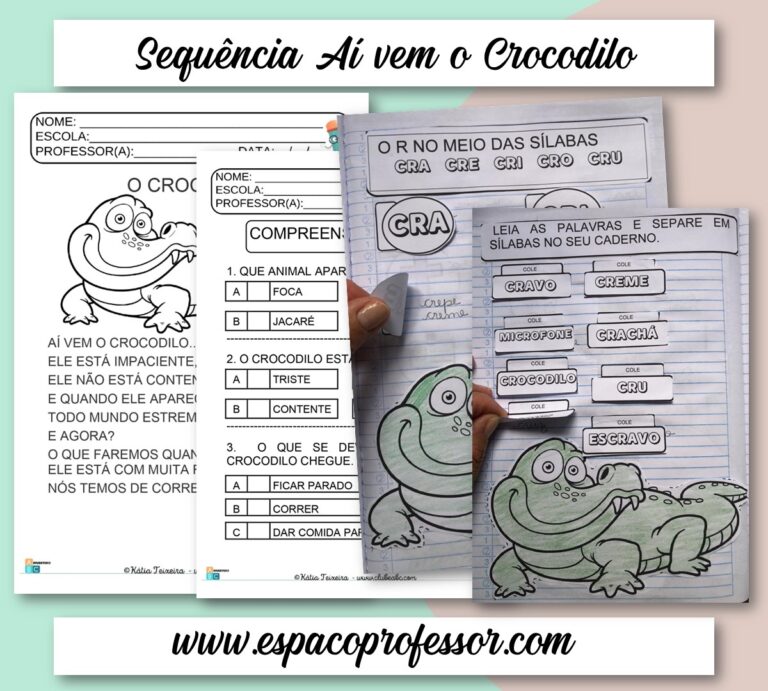 Sequência Didática Aí Vem o Crocodilo