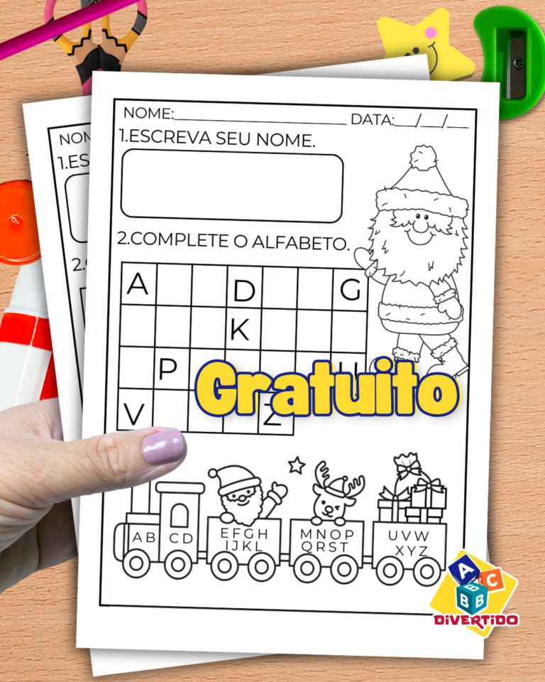 Atividades de alfabetização educação infantil Natal PDF