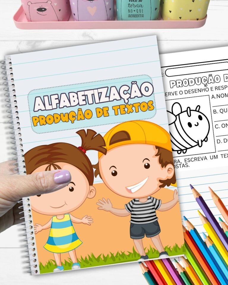 50 Atividades Produção de Textos para Alfabetização