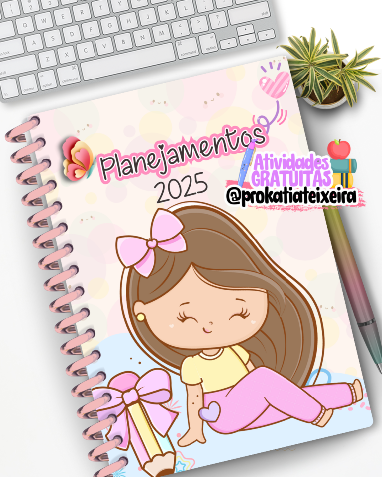 Planner 2025 pdf grátis professor Cactos